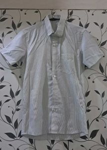 Light Blue Striped Shirt 👔