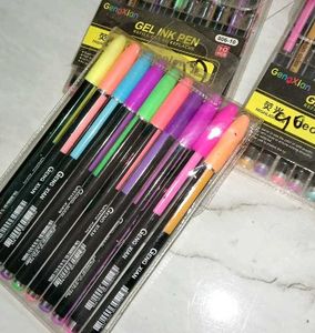 4 Set Of Neon Pens