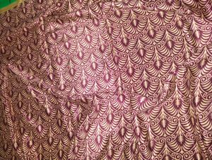 Elegant Green &amp; Brown Saree