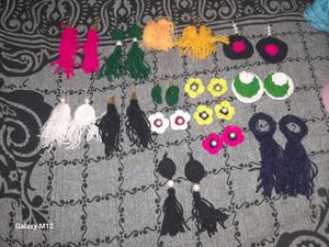 Woolen Earring