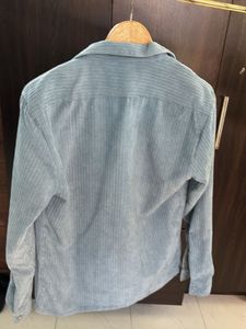 Stylish Blue Corduroy Jacket