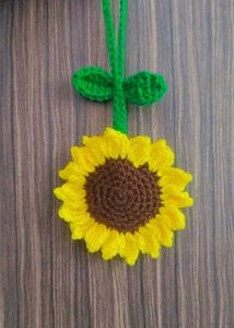 Sunflower Keychain
