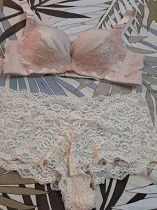 Combo Of Four Imported Fabric Bra N Panty