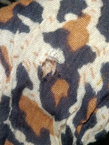 Elegant Gold &amp; Silver Striped Scarf with Pom Poms