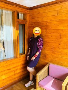 Stylish Purple Mini Dress