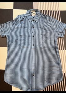 New ZARA Mens Shirt Half-Sleeve Original Branded