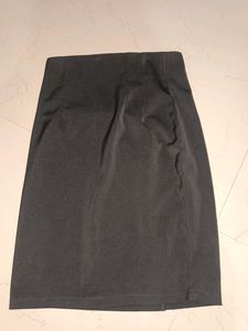 Black Knee Length Skirt
