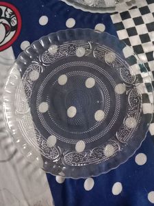 6  Plate Kanch Ki