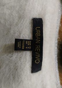 Fluffy White Cardigan