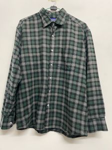 Green Plaid Flannel Shirt