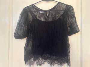 Black Lace Top