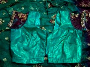 Heavy Embroidery Net Saree