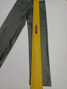 Sleek Black Leather Leggings Free Sz 30-32-34