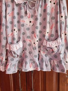 Cute Rabbit Print Top