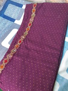 Wine color Kurta Pant Set
