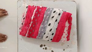 Striped Polka Dot Scarf