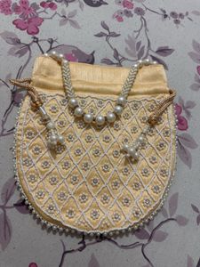 Elegant Beaded Potli Bag