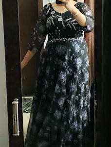 Ethnic Organza Gown - Diwali Sale 🎇 🪔
