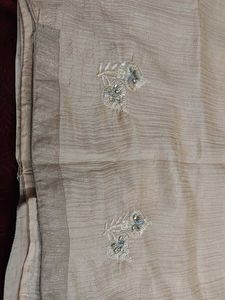 Elegant Embroidered Saree