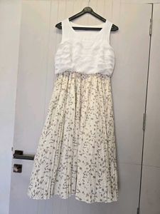 Floral Pleated Midi Dress