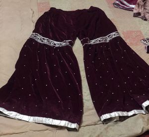Elegant Burgundy Indian Outfit