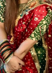 Heavy Party Wear Bandhini Saree
