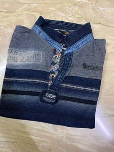 Polo Neck Oddi Printed Tshirt