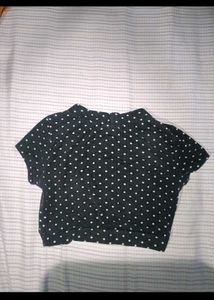 Polka Dot Crop Top