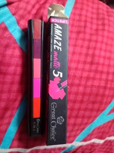 AMAZE MATTE 5 IN 1 LIPSTICK 💄