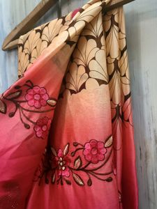 Double Colour Silk Saree