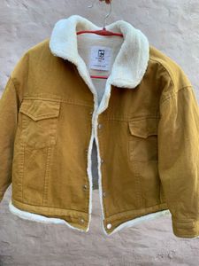 Stylish Sherpa Collar Jacket