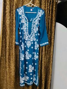 fully Lucknowi handwork kurti