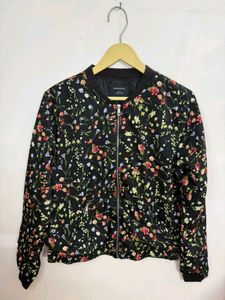 Floral Bomber Jacket