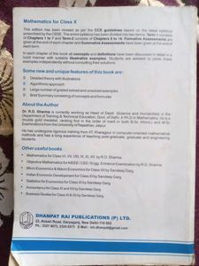 R.D Sharma Class 10th Maths