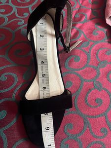 Black High Heels Fit To Feet Size  22-23 Inch