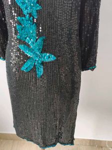 Vintage Sequin Party Dress