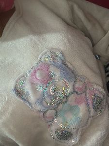 Cozy Plush Top - Bear Applique