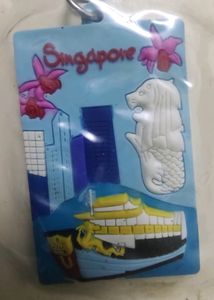 4 Singapore Souvenir Keychain