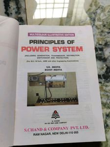 Electrical Engineering Power System Book By Mehta