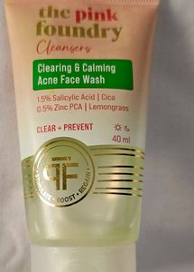 Pink Foundry Acne Face Wash