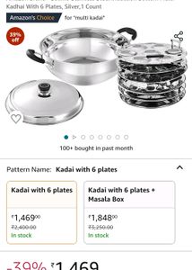 Idli , Dhokla, Vegitable Streamer Cum Kadai