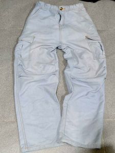 Light Wash Cargo Pants
