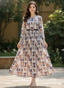 Elegant Floral Print Maxi Dress