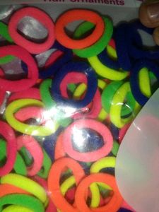 Colorful Hair Ties 50 Pieces