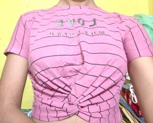 Pink Moschino Inspired Top