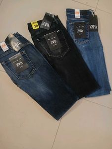 3 piece pack  Zara Denim Jeans28,28,30