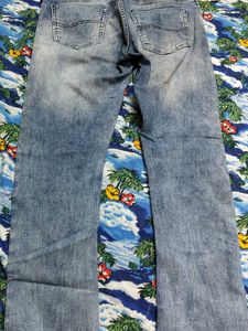 Acid Wash Denim Jeans
