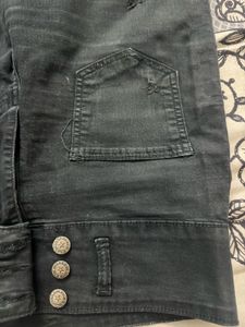 Ripped Black Denim Jeans