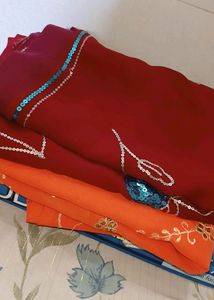 💖 Special Karwachauth💖💕Combo Sarees💕for Ladies