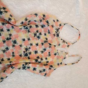 vero Moda floral sleeveless top